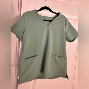 Figs Women's Top in green. Size M.